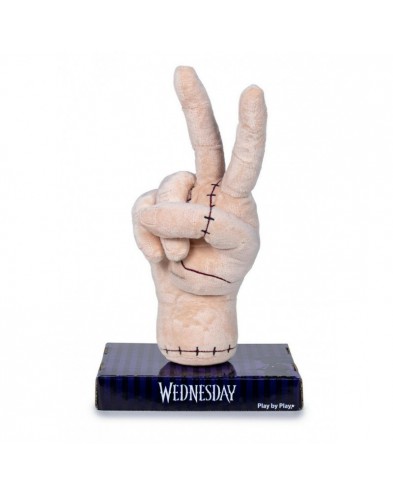 PLUSH HAND WEDNESDAY ADDAMS- THE THING- THE THING WEDNESDAY 25 CM WITH DISPLAY