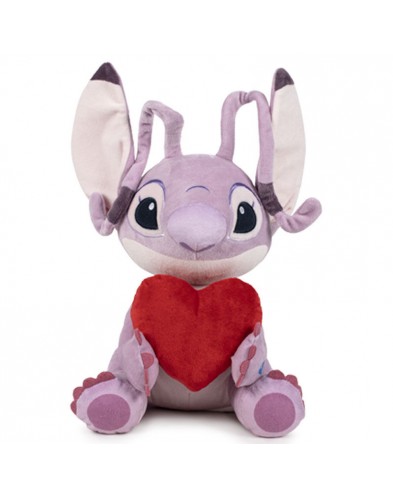 PELUCHE ANGEL CON CORAZON -DISNEY- CON SONIDO 30CM