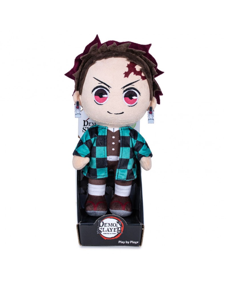 PELUCHE TANJIRO KAMADO -DEMON SLAYER- KIMETSU NO YAIBA- 27 CM DISPLAY