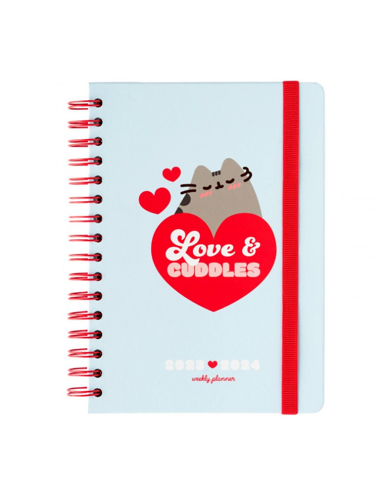 AGENDA ESCOLAR 2023/2024 SEMANA VISTA A5 12 MESES PUSHEEN PURRFECT LOVE COLLECTI