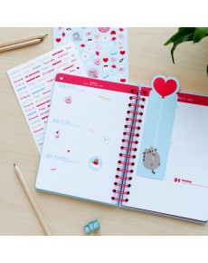 AGENDA ESCOLAR 2023/2024 SEMANA VISTA A5 12 MESES PUSHEEN PURRFECT LOVE COLLECTI