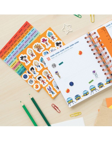 AGENDA ESCOLAR 2023/2024 DIA PAGINA M 11 MESES DRAGON BALL