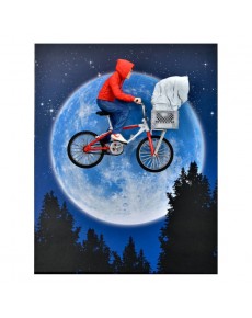 ELLIOTT AND E.T. ON A BICYCLE 40TH ANNIVERSARY FIG 13 CM E.T. THE ALIEN