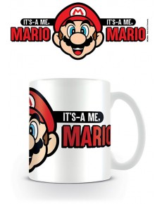 TAZA DE DESAYUNO SUPER MARIO ITS A ME - MARIO