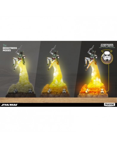 LÁMPARA DIORAMA STAR WARS BOBA FETT