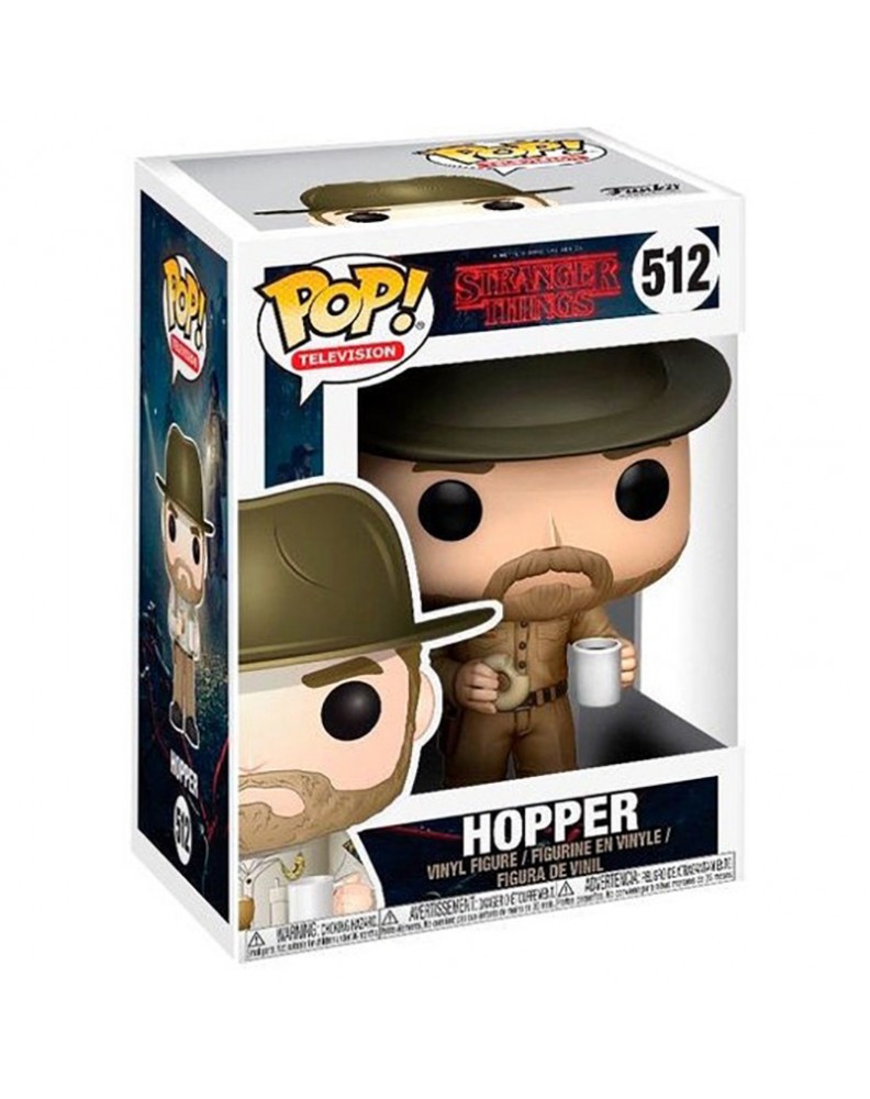 FUNKO POP TV: STRANGER THINGS - HOPPER WITH DONUT