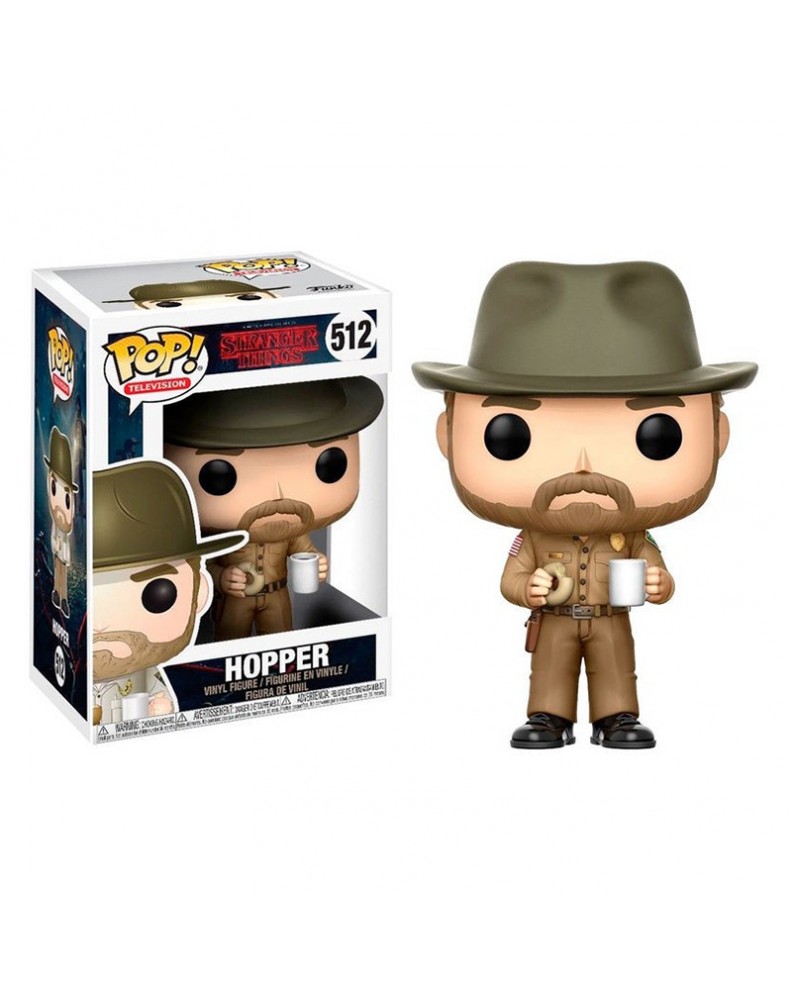 FUNKO POP TV: STRANGER THINGS - HOPPER WITH DONUT