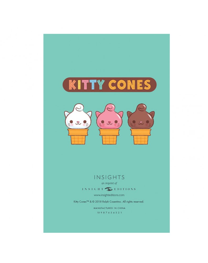 KITTY CONES HARDCOVER NOTEBOOK