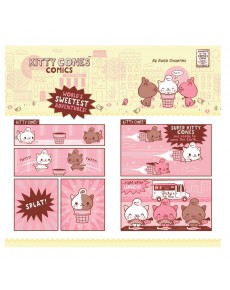 CUADERNO TAPA DURA KITTY CONES