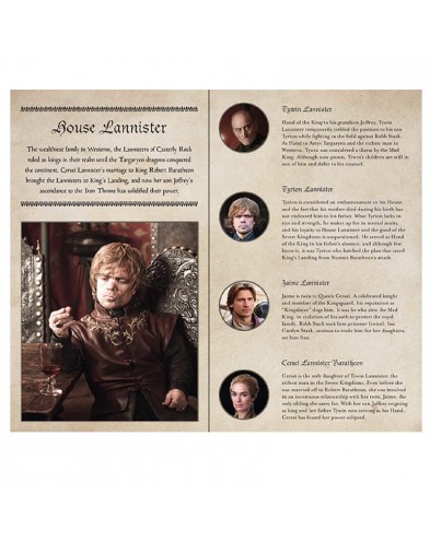 LANNISTER HOUSE NOTEBOOK 21CM