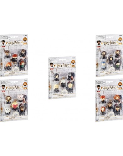 HARRY POTTER PACK DE 5 SELLOS WIZARDING WORLD 4 CM