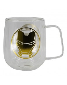 DOUBLE WALL GLASS MUG 290 ML MARVEL YOUNG ADULT