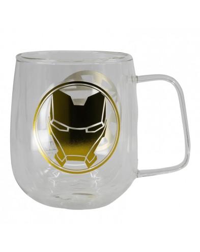 DOUBLE WALL GLASS MUG 290 ML MARVEL YOUNG ADULT