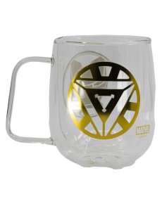 DOUBLE WALL GLASS MUG 290 ML MARVEL YOUNG ADULT