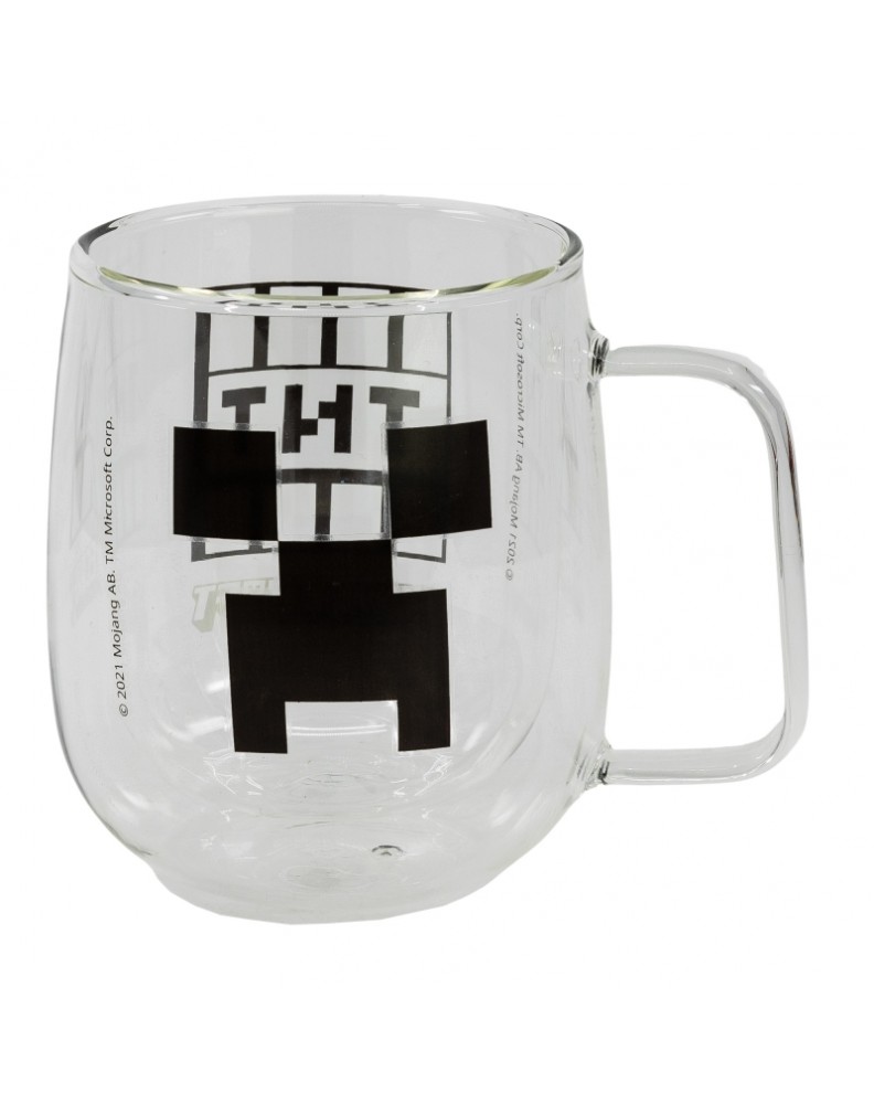 DOUBLE WALL GLASS MUG 290 ML MINECRAFT YOUNG ADULT