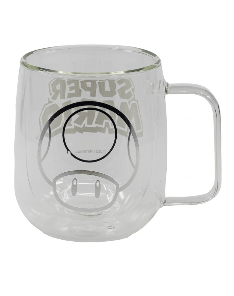 DOUBLE WALL GLASS MUG 290 ML SUPER MARIO YOUNG ADULT