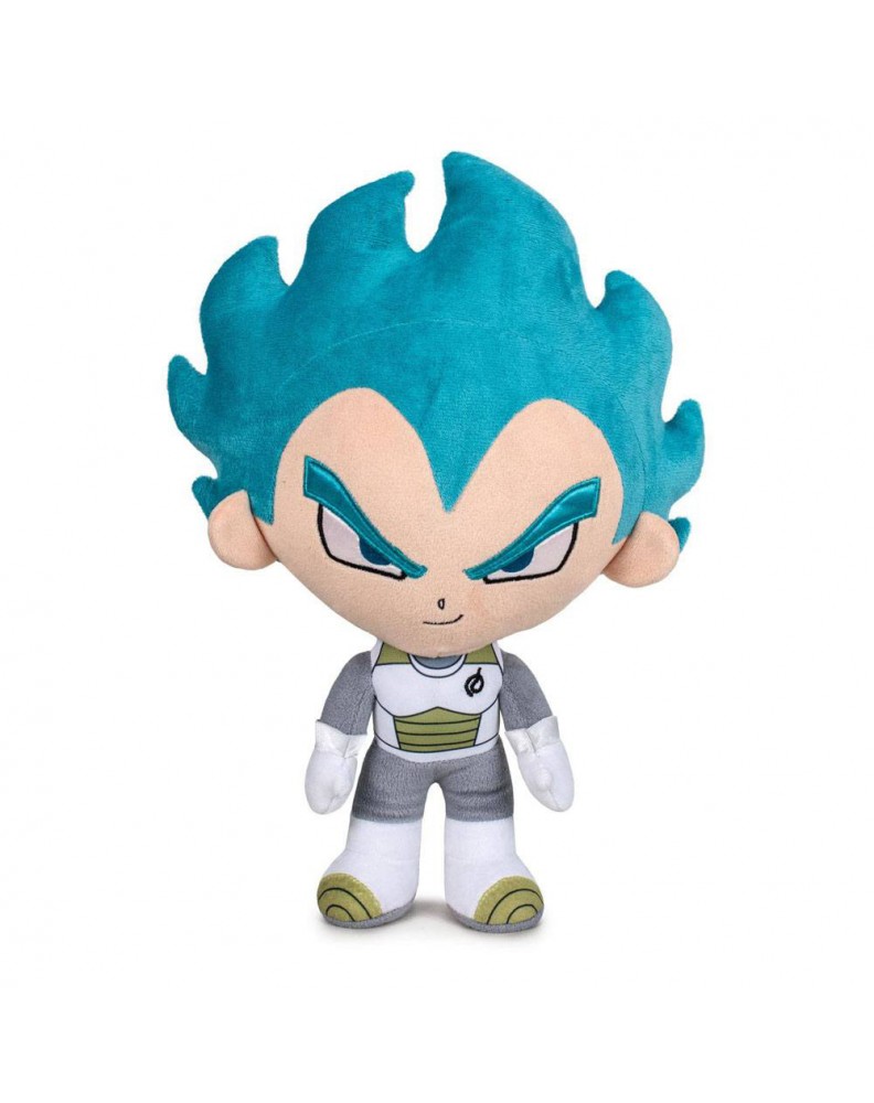 PELUCHE DRAGON BALL VEGETA PELO AZUL 22 CM