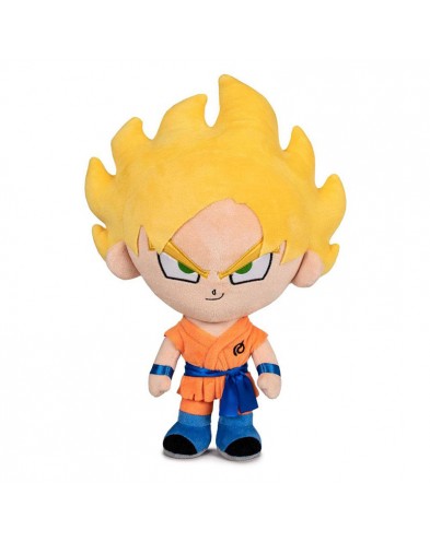 PELUCHE DRAGON BALL GOKU PELO AMARILLO 22 CM