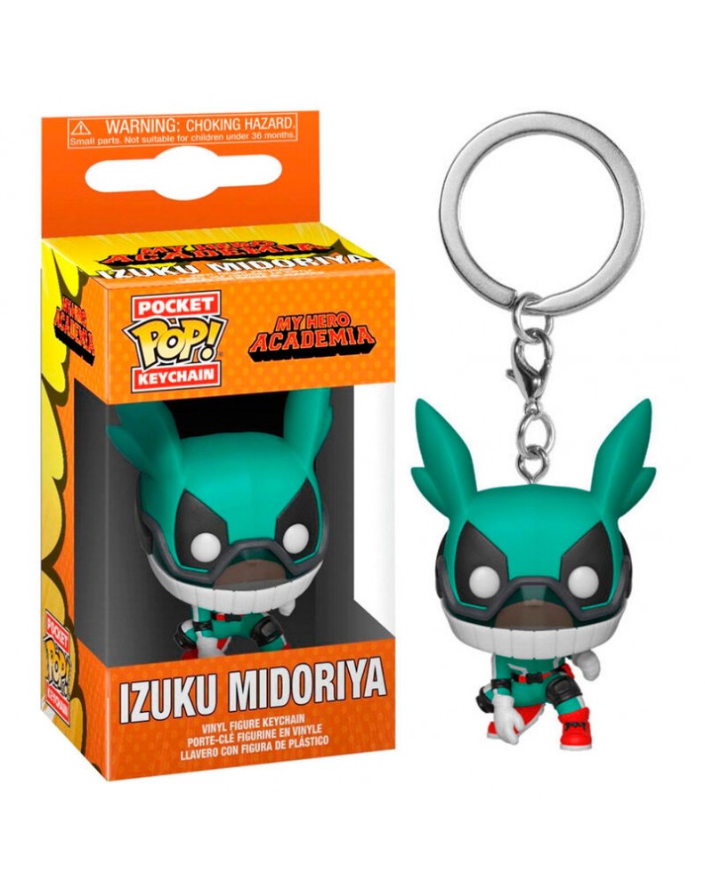 FUNKO POP KEYCHAIN: MHA - DEKU W/ HELMET