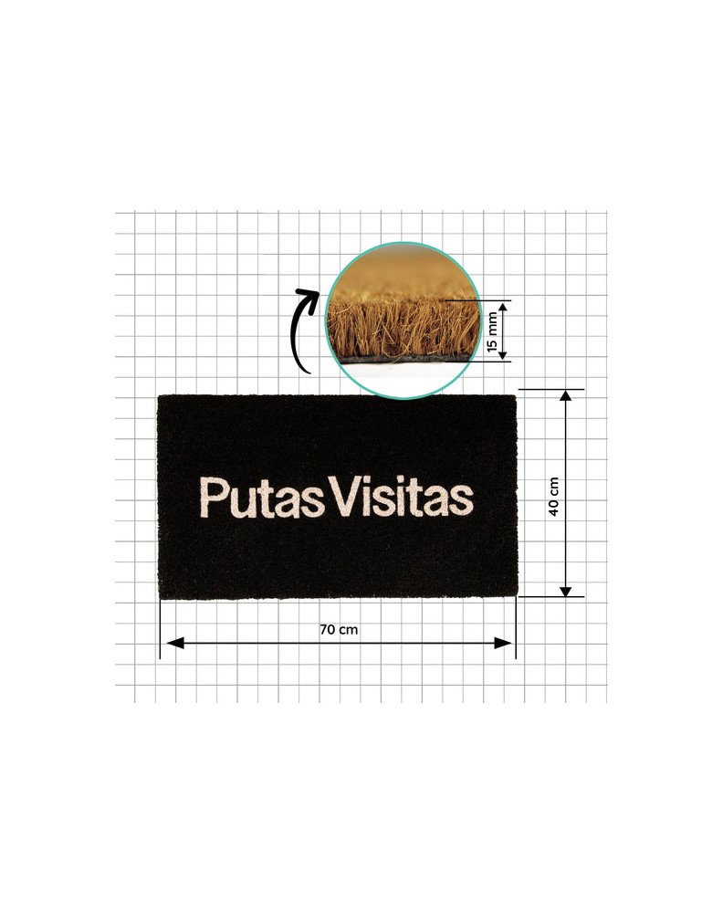 DOORMAT "FUCKING VISITORS"