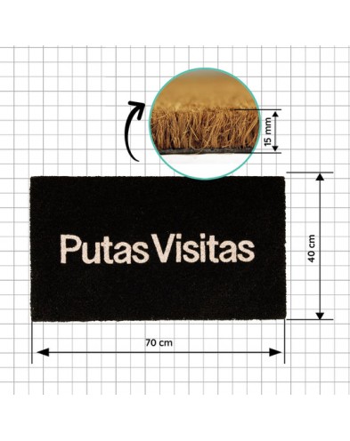 DOORMAT "FUCKING VISITORS"