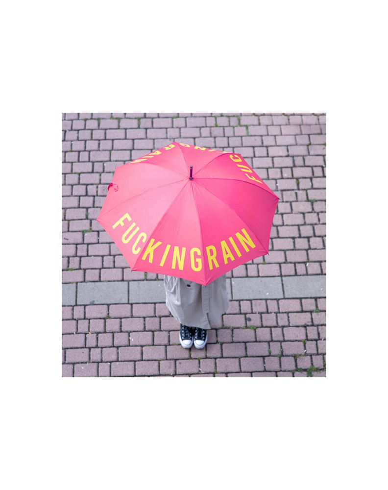 PINK "FUCKING RAIN" UMBRELLA