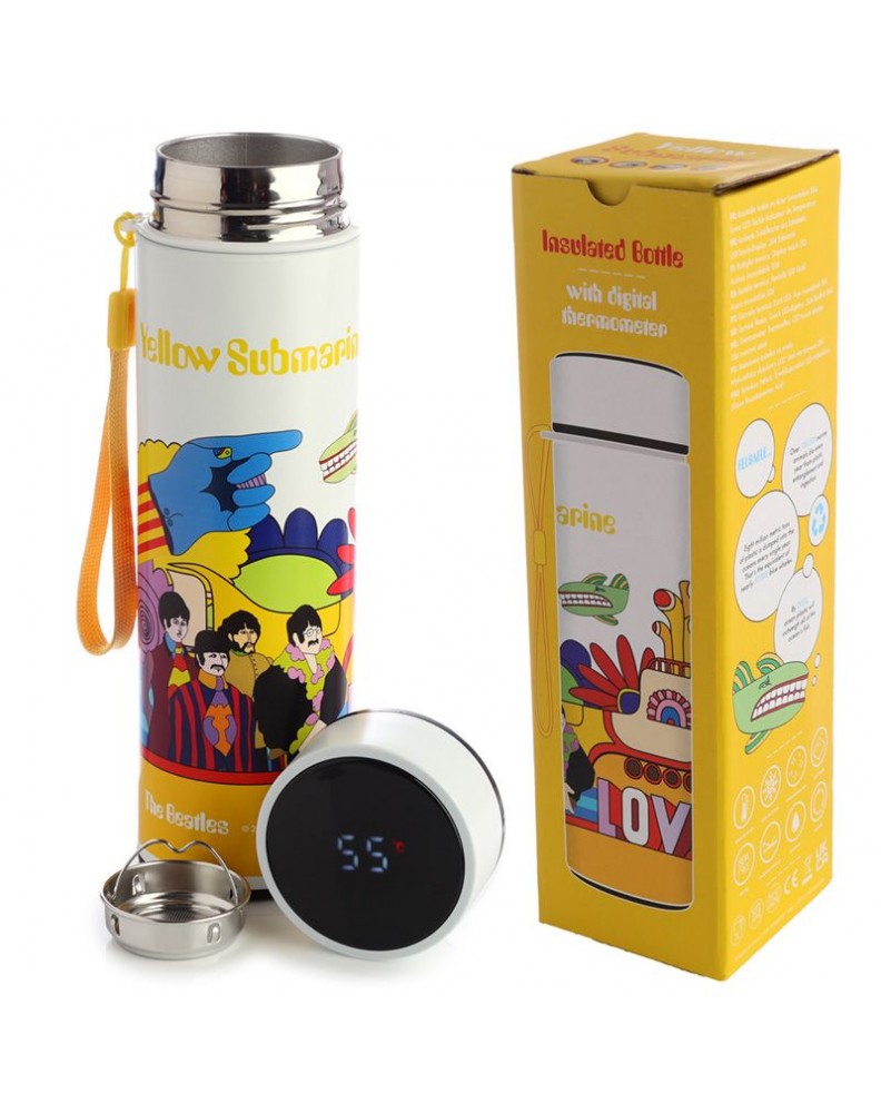 THERMO BOTTLE WITH YELLOW SUBMARINE THERMOMETERYELLOW SUBMARINE