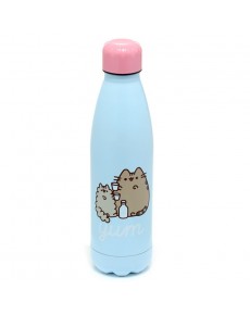 BOTELLA TERMICA DE ACERO INOXIDABLE GATO PUSHEEN GLOTON 500M1