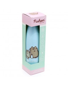 BOTELLA TERMICA DE ACERO INOXIDABLE GATO PUSHEEN GLOTON 500M1