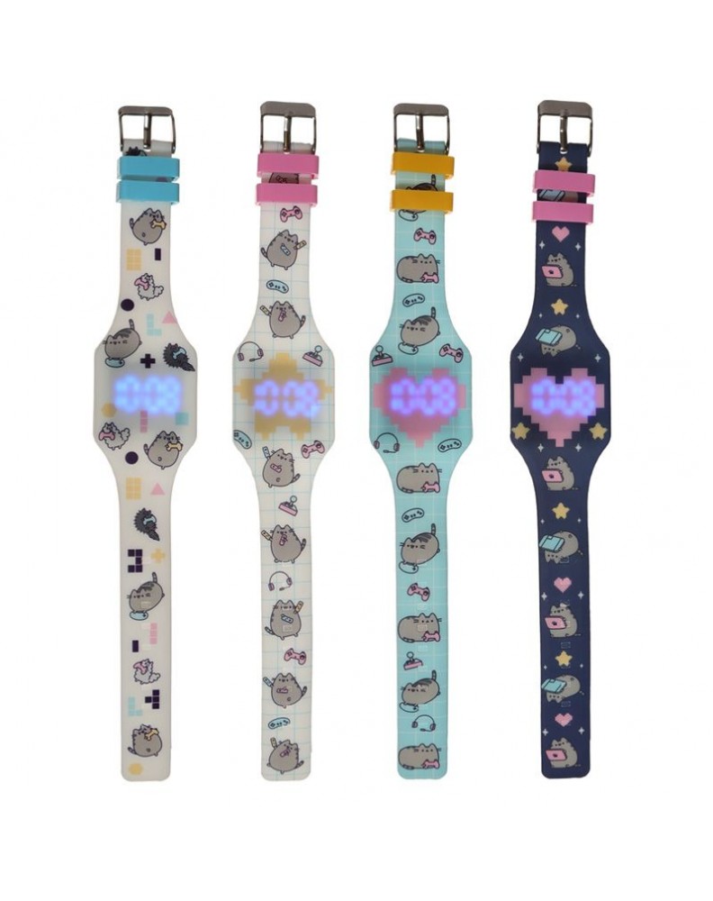 PUSHEEN CAT SILICONE DIGITAL WATCH