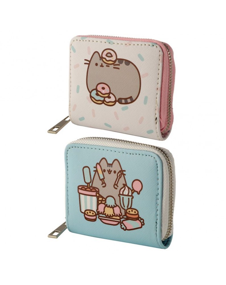 CARTERA CON CREMALLERA GATO PUSHEEN GLOTON