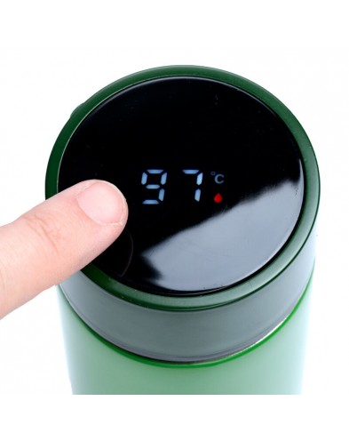 THERMO BOTTLE WITH THERMOMETER MINECRAFT CREEPER