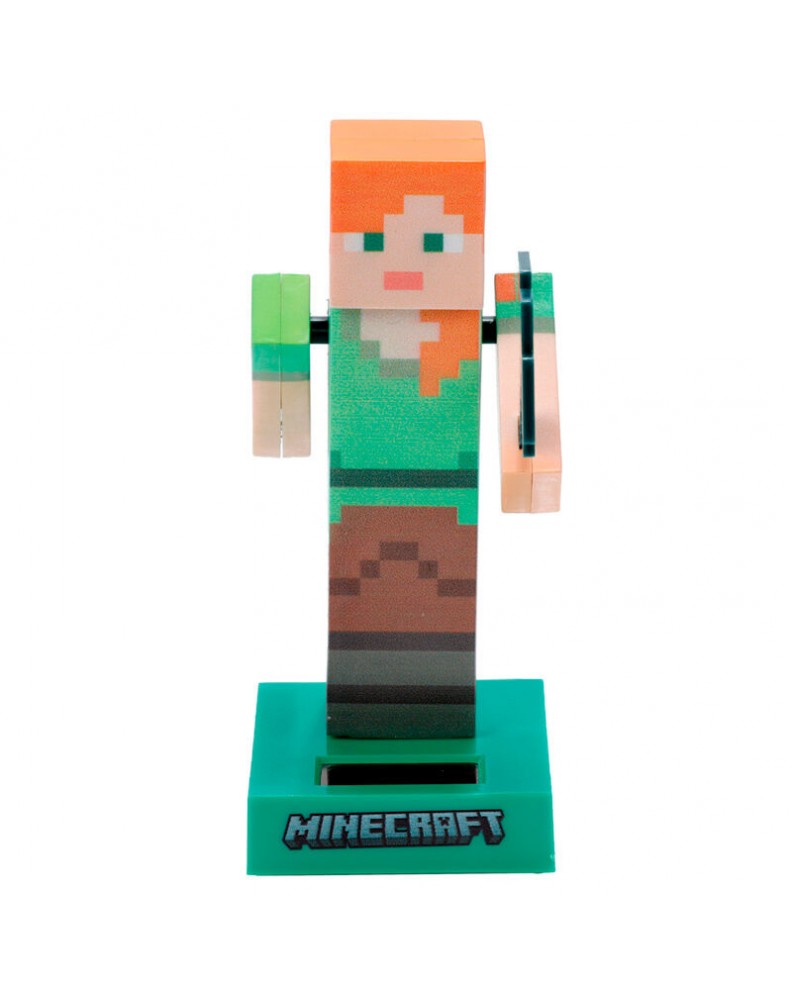 MUNECO SOLAR ALEX MINECRAFT