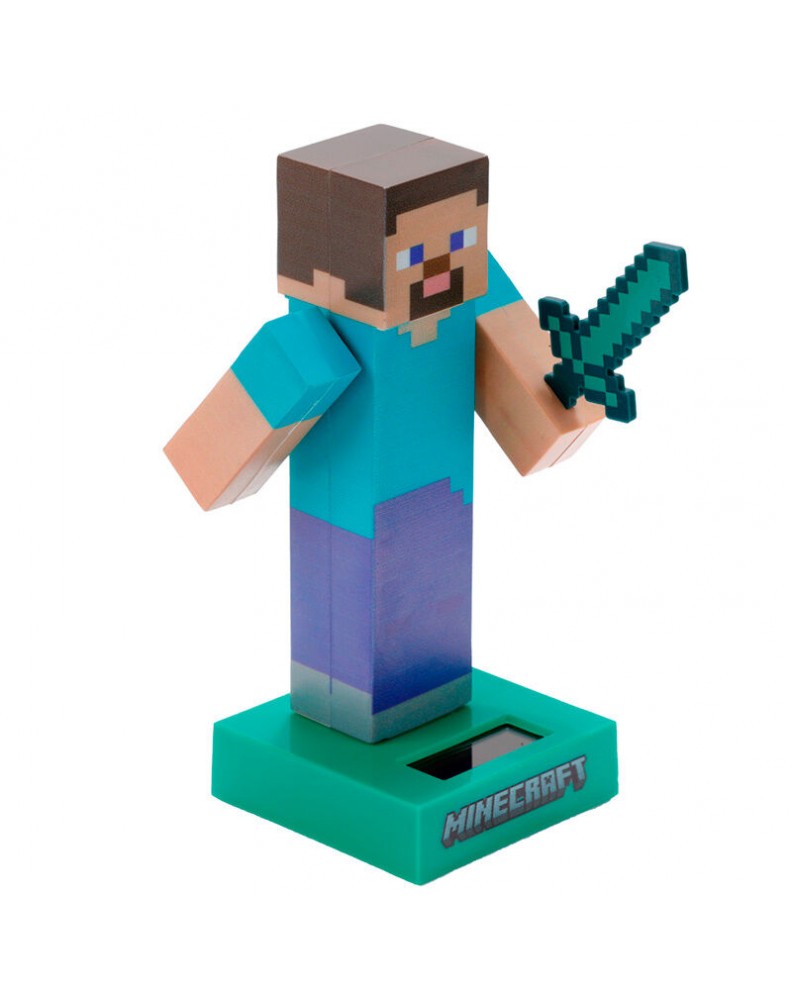 STEVE MINECRAFT SOLAR DOLL