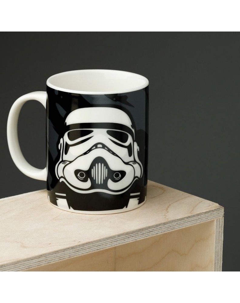Taza Para Café Star Wars Trooper 3d Tarro Cerámica