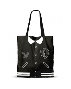 MIÉRCOLES NEGRO BOLSA DE LA COMPRA SHOPPING MIÉRCOLES VARSITY