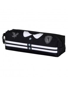 WEDNESDAY BLACK SQUARE PENCIL CASE FAN 2.0 WEDNESDAY VARSITY