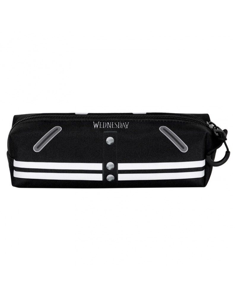 WEDNESDAY BLACK SQUARE PENCIL CASE FAN 2.0 WEDNESDAY VARSITY