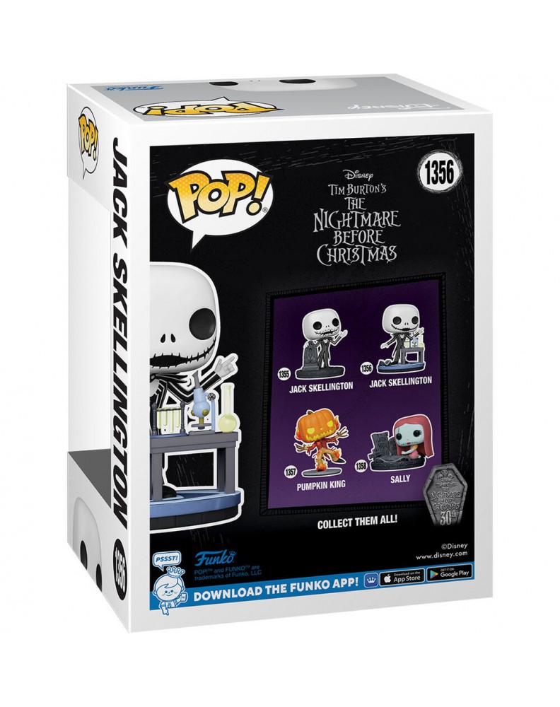 FUNKO POP DISNEY NIGHTMARE BEFORE CHRISTMAS 30TH ANNIVERSARY JACK LAB