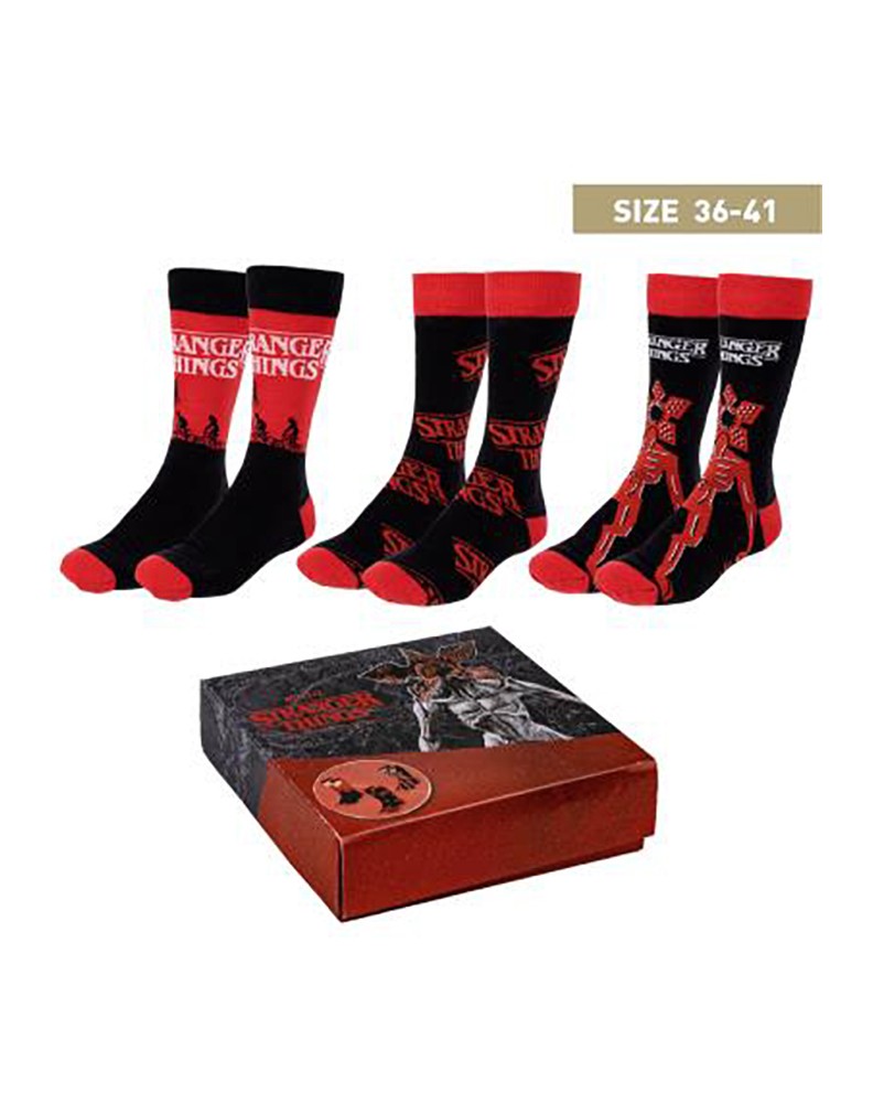 PACK 3 CALCETINES STRANGER THINGS