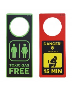 TOXIC DANGER DOOR KNOB SIGN