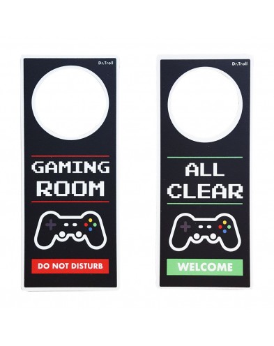 GAMING DOOR KNOB SIGN