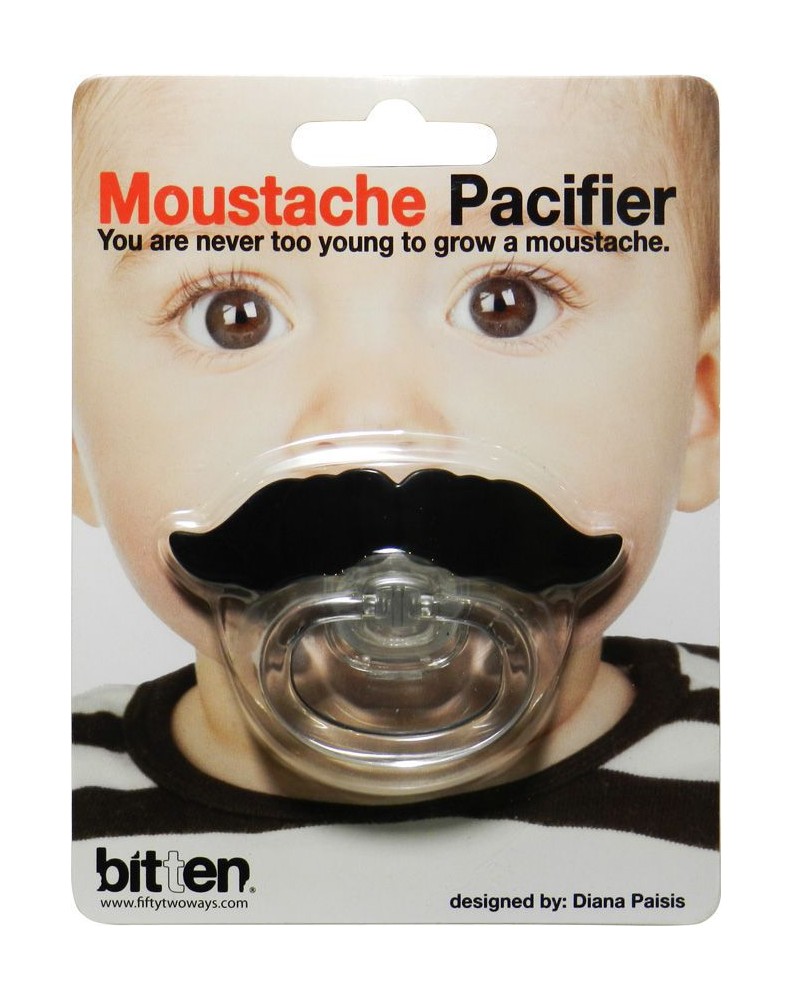 MOUSTACHE PACIFIER