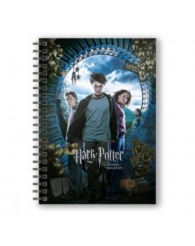 LIBRETA EFECTO 3D POSTER HARRY POTTER Y EL PRISIONERO DE AZKABAN HARRY POTTER