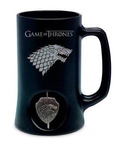 STARK LOGO BLACK JUG 3D ROTATING EMBLEM GAME OF THRONES