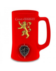 LANNISTER LOGO RED JUG 3D ROTATING EMBLEM GAME OF THRONES