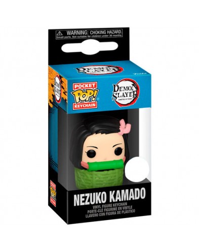 LLAVERO POCKET POP DEMON SLAYER KIMETSU NO YAIBA NEZUKO KAMADO