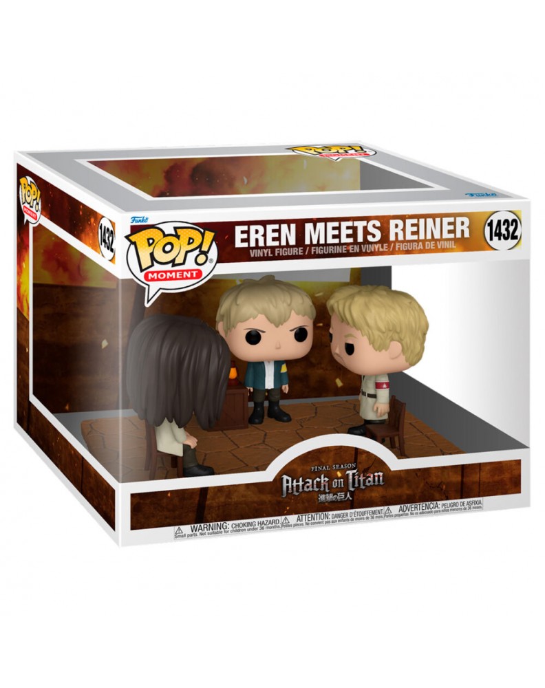FUNKO POP MOMENT EREN MEETS REINER ATTACK ON TITAN 1432 SHINGEKI