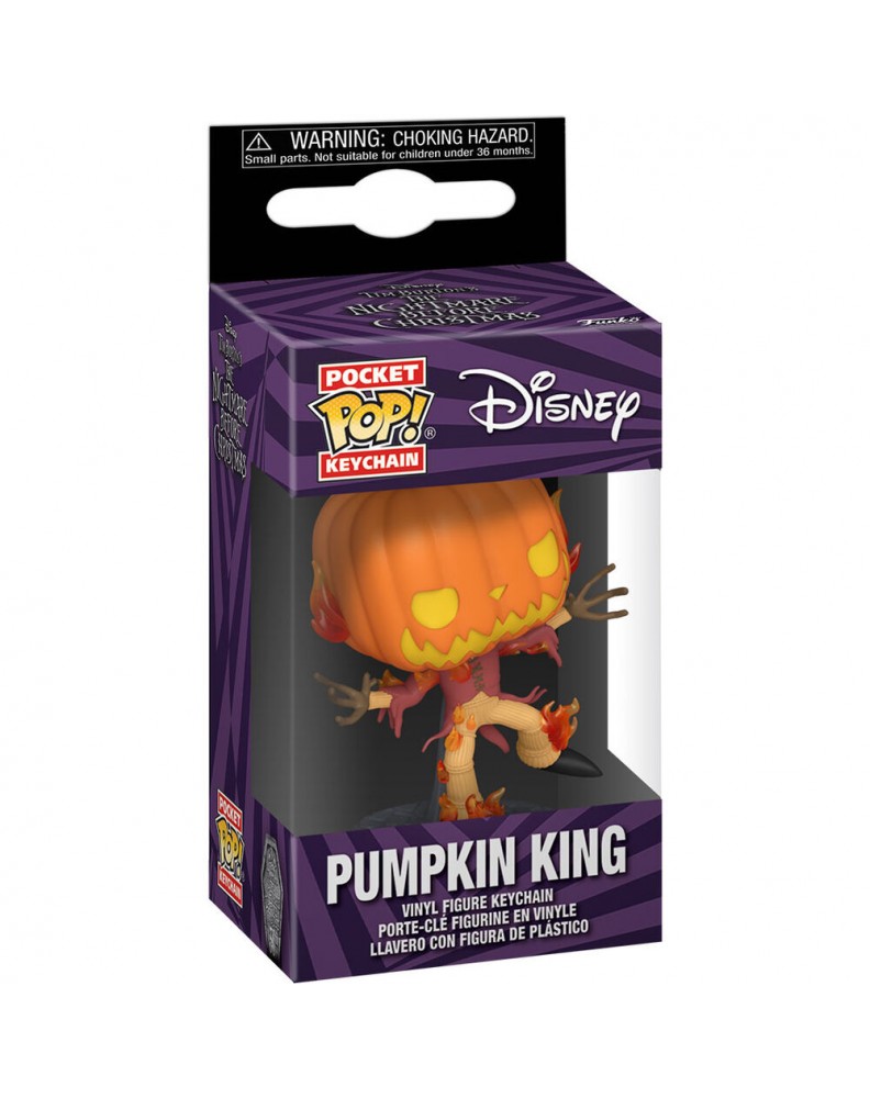 FUNKO DISNEY KEYCHAIN NIGHTMARE BEFORE CHRISTMAS JACK AS PUMPKIN KING