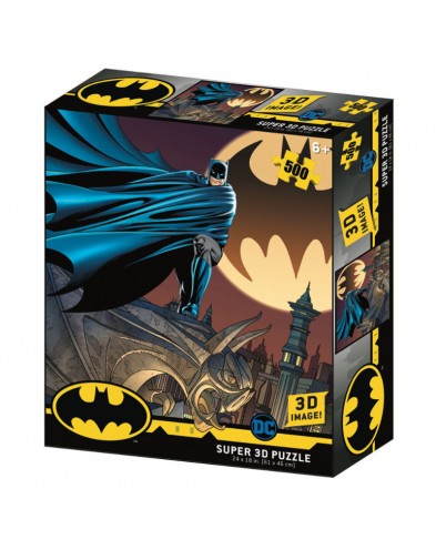 PUZZLE LENTICULAR DC COMICS BATSEÑAL 500 PIEZAS 